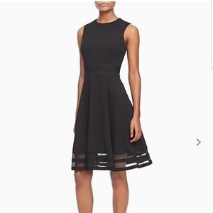 Calvin Klein Size 14 Black Dress